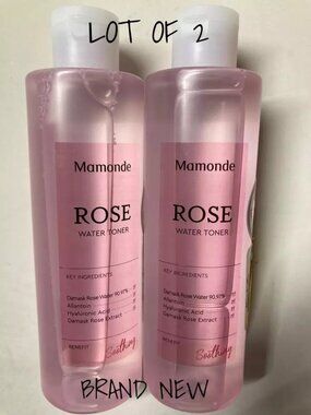 Mamonde Rose Water Toner  250ml Moisturizing Skin Care X 2 New